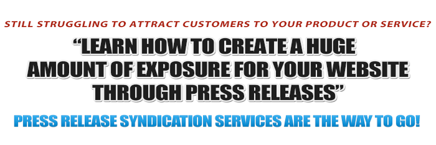 Press Release Syndication Services