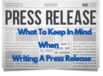 PressReleaseBooster.com - How To Write A Great Press Release