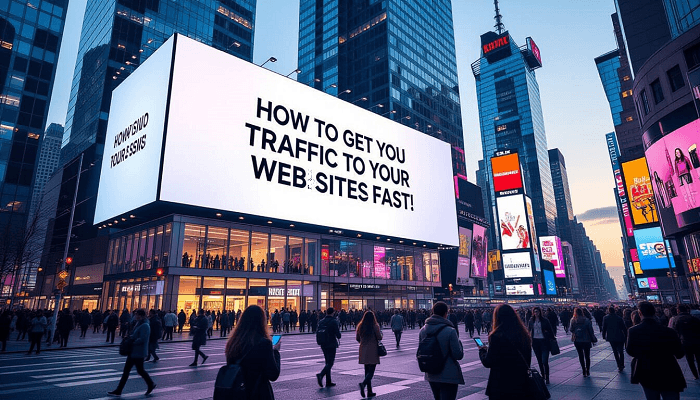 How To Get Traffic To Your Website Fast